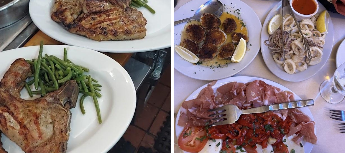 Reno's Trattoria Menu